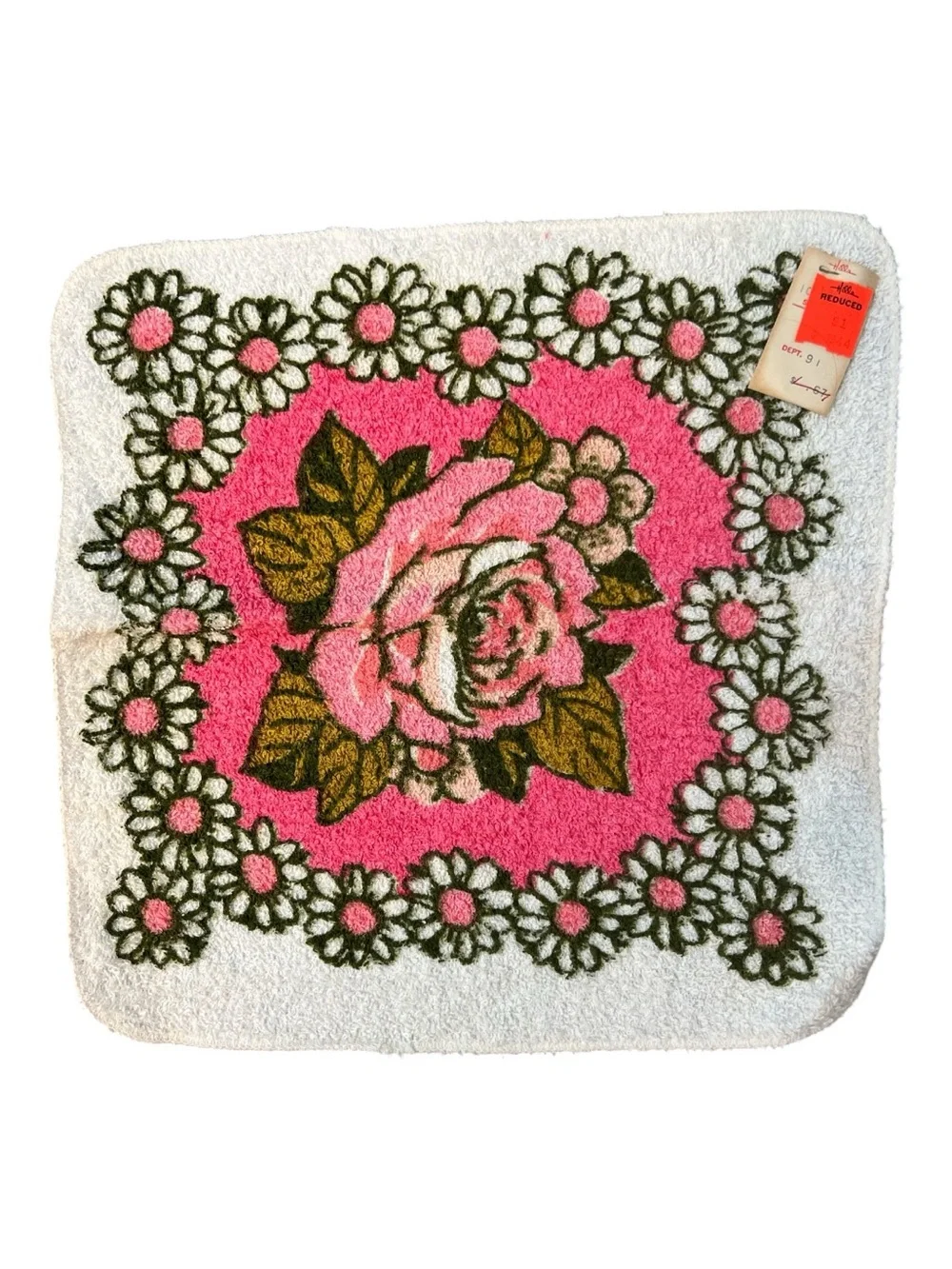 Set of 4 vintage Dundee washcloths with original Hills tags